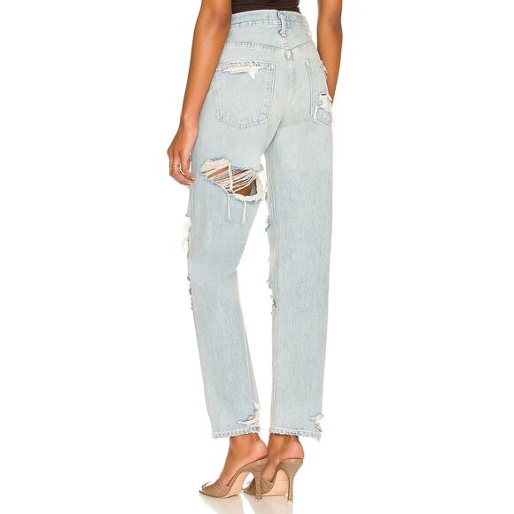 AGOLDE 90's Mid Rise Loose Fit Jeans in Unhinged NWT - Picture 12 of 12